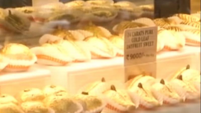 Surat shop sells 24-karat gold sweets at ₹ 9000 per kilo