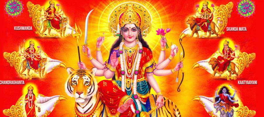 Navaratri Festival dedicated to Goddess Durga