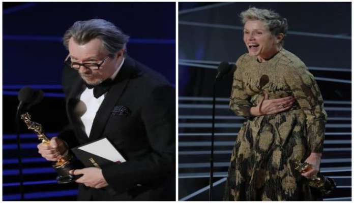 Gary Oldman, Frances McDormand named best actors