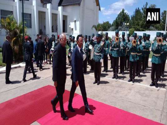 President Kovind reaches Madagascar