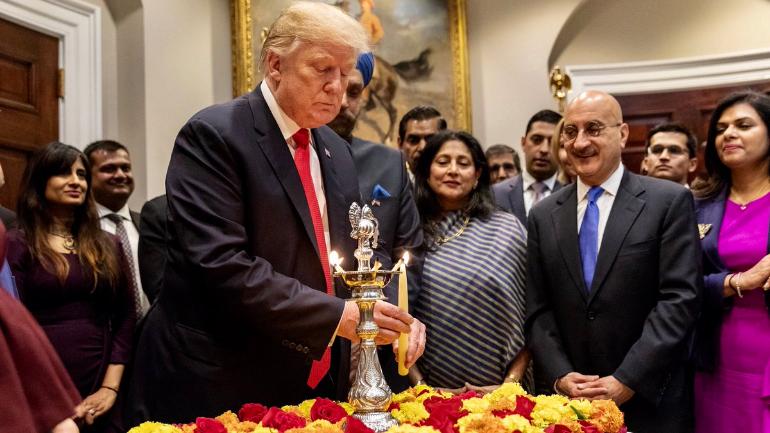 Donald Trump leaves out Hindus in Diwali tweets. Twice