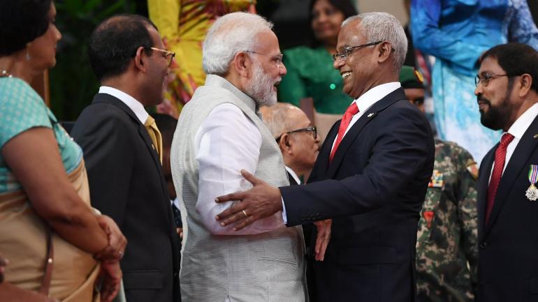 PM Modi attends Mohamed Solih’s swearing in, says had productive talks