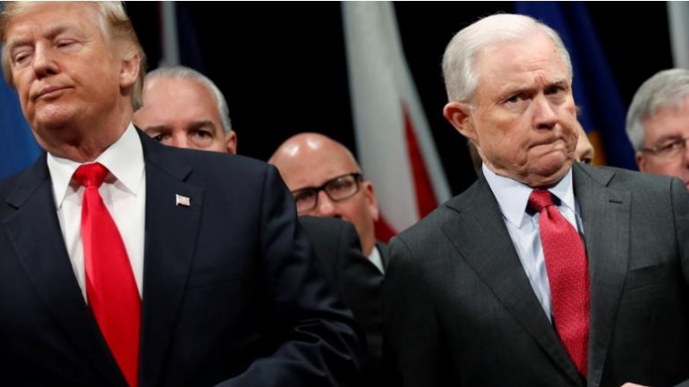 US President Trump fires Attorney General Jeff Sessions