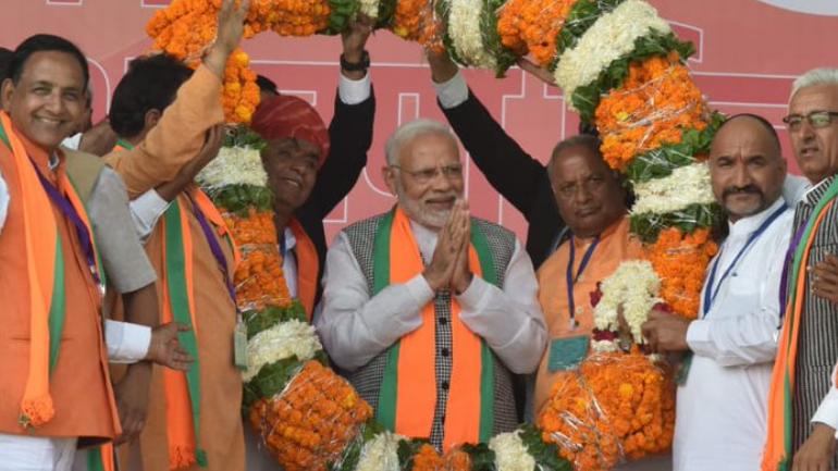 No Bharat Mata Ki Jai to begin rallies: Modi calls it a Congress fatwa