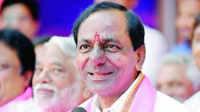 K Chandrasekhar Rao to take oath at Raj Bhavan today