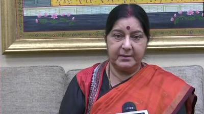 If Imran Khan is such a statesman, give us Masood Azhar: Sushma Swaraj